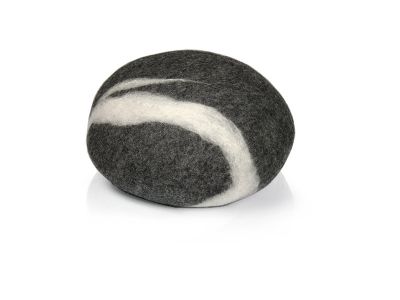 Stone Pillow Filzkissen dunkelgrau Fivetimesone 32x26x13 cm
